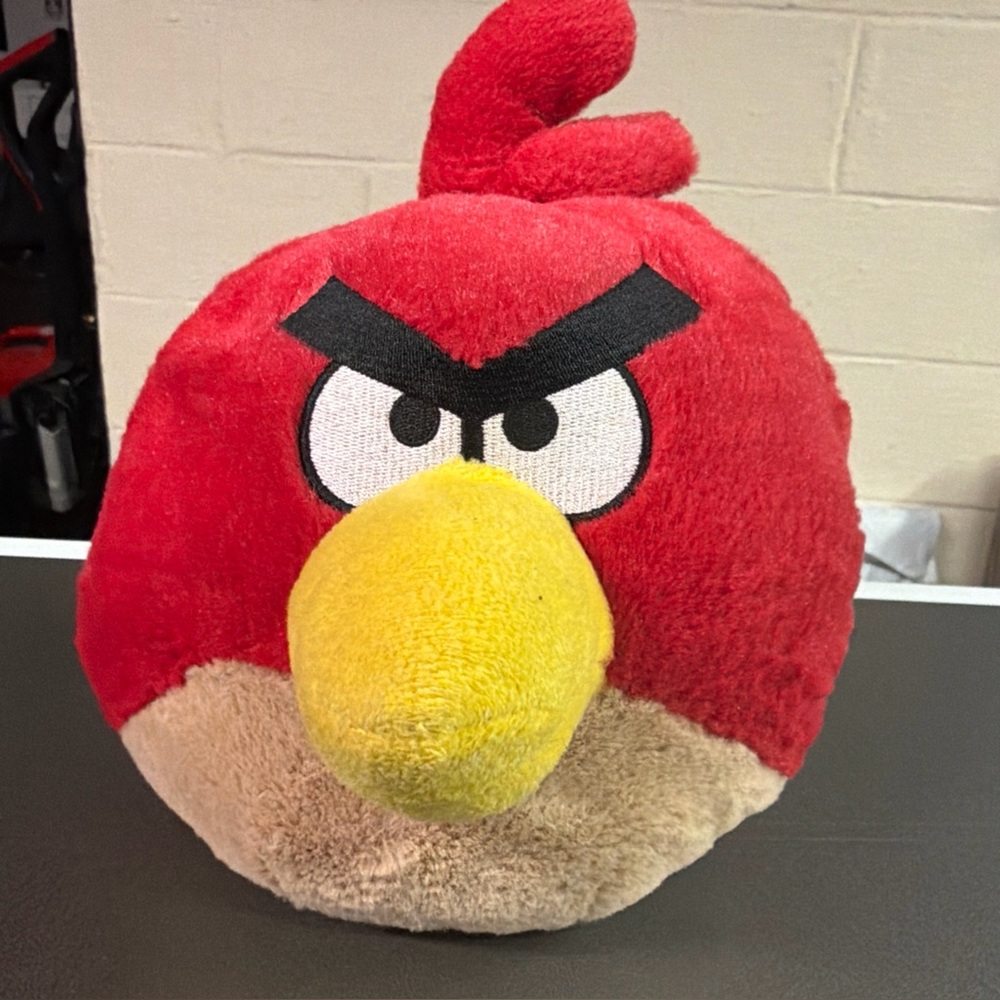 Angry Birds Plush‎ Red Bird Toy Stuffed Animal 8" Medium